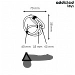 ADDICTED TOYS - ANNEAU PÃNIS TRIPLE